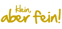 klein, aber fein! Logo